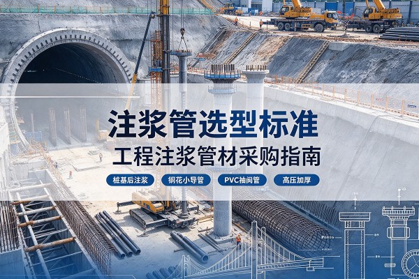 惠东注浆管选型标准