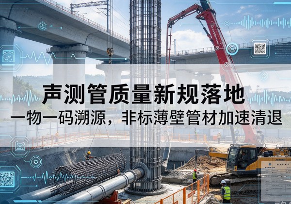 惠东声测管质量新规落地，一物一码溯源，非标薄壁管材加速清退